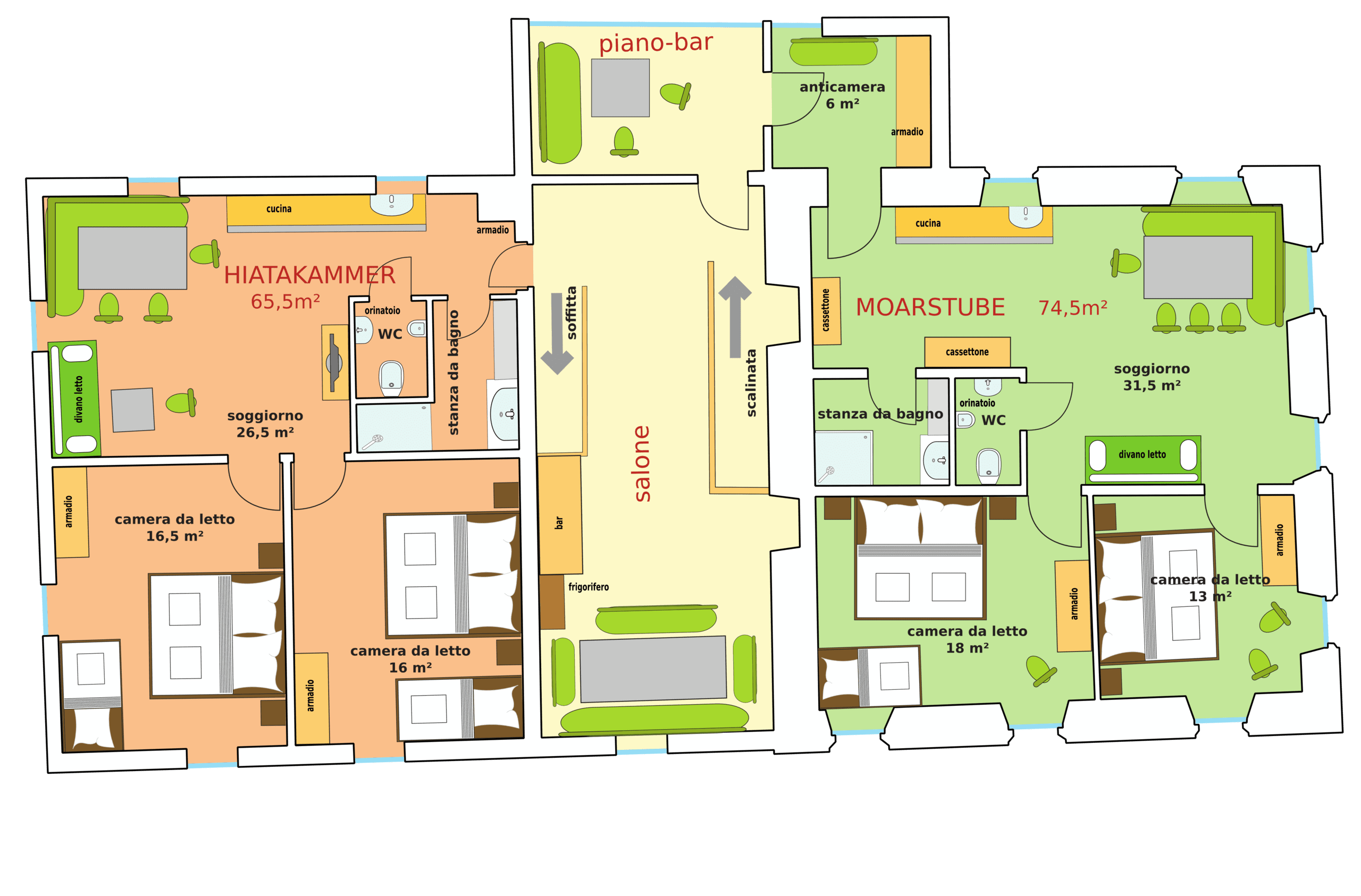 Appartements im moarhaus